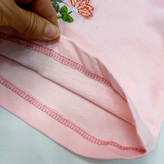کراپ تک دخترانه جودی کیدز گلدوزی شده نخ پنبه مناسب حدود 1 تا 9 سال